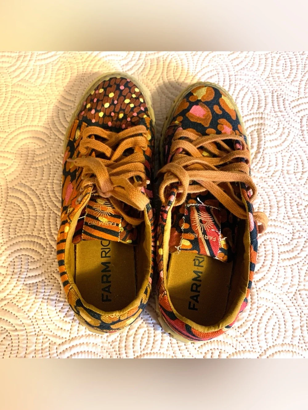 FARM Rio Multicolor Animal Print Canvas Shoe- Women’s Size 9